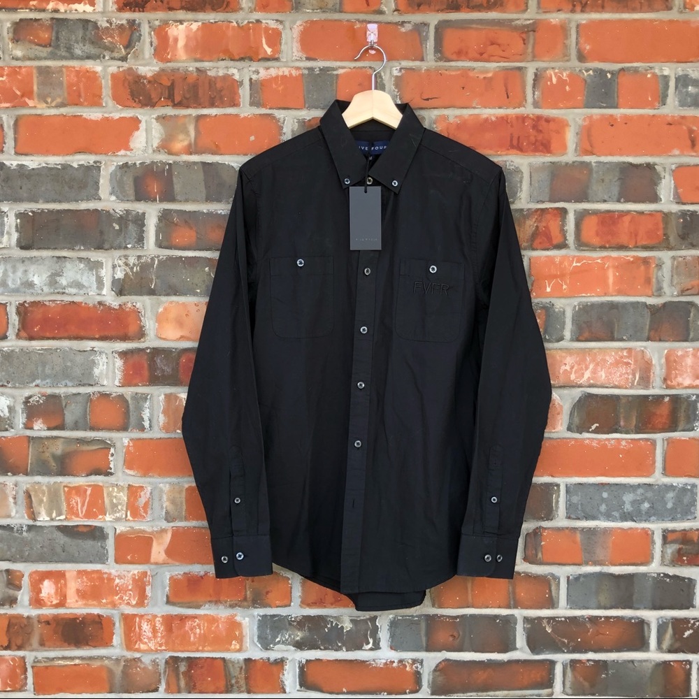 Five Four Kristoff Long Sleeve Black Shirt M